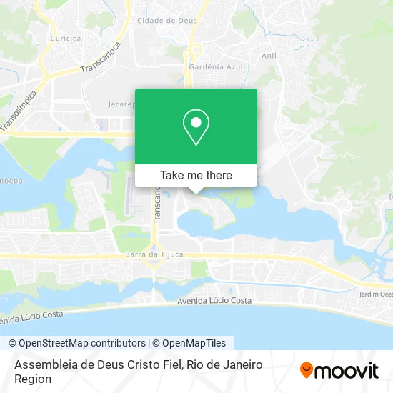 Assembleia de Deus Cristo Fiel map