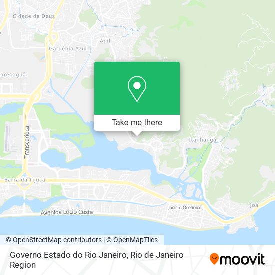 Governo Estado do Rio Janeiro map