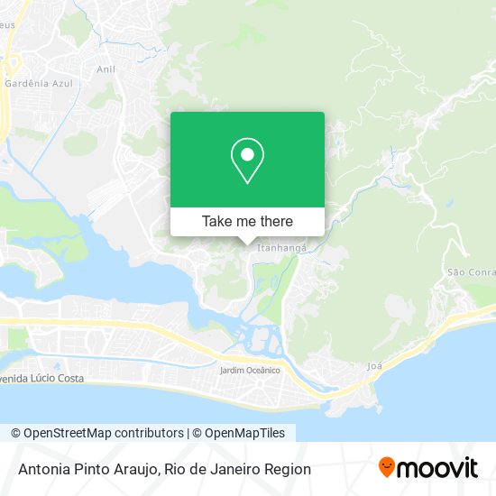 Antonia Pinto Araujo map