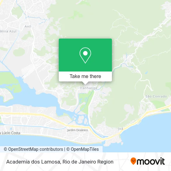 Academia dos Lamosa map