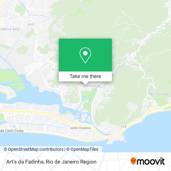 Art's da Fadinha map