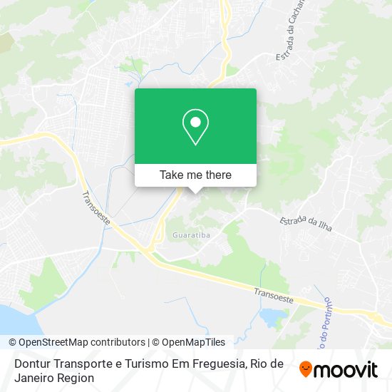 Mapa Dontur Transporte e Turismo Em Freguesia