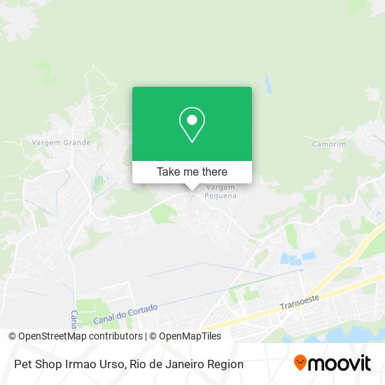 Pet Shop Irmao Urso map