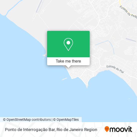 Ponto de Interrogação Bar map