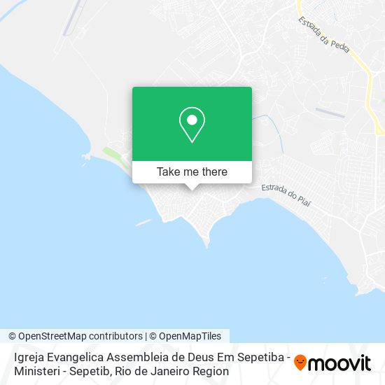 Igreja Evangelica Assembleia de Deus Em Sepetiba - Ministeri - Sepetib map