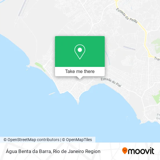 Água Benta da Barra map
