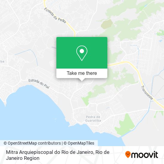 Mapa Mitra Arquiepiscopal do Rio de Janeiro