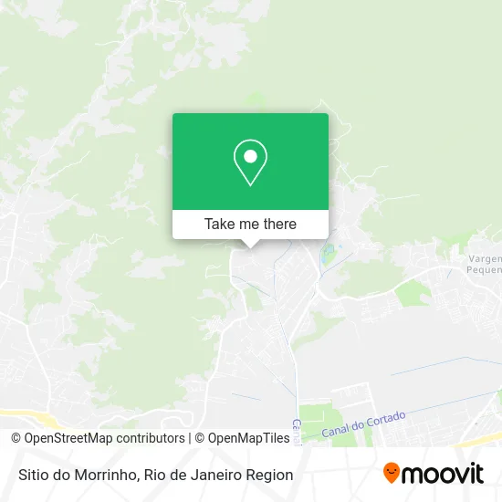 Sitio do Morrinho map
