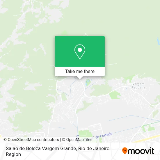 Salao de Beleza Vargem Grande map