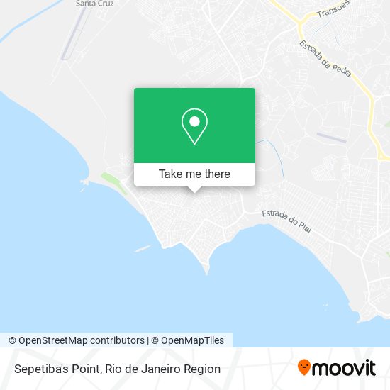 Sepetiba's Point map