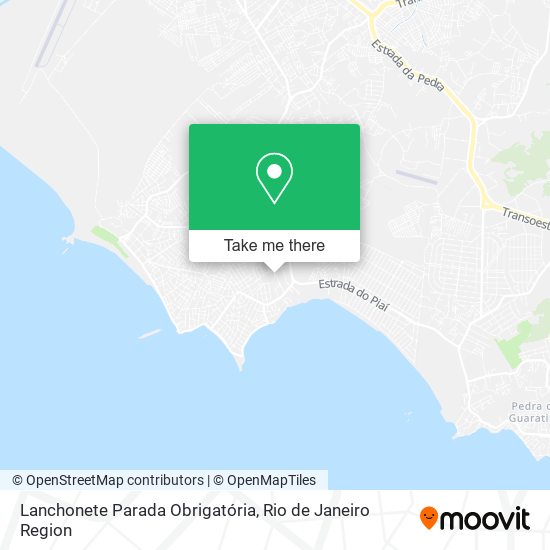 Lanchonete Parada Obrigatória map