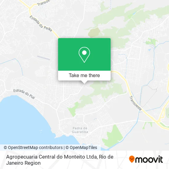 Agropecuaria Central do Monteito Ltda map
