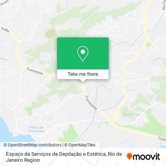 Espaço de Serviços de Depilação e Estética map