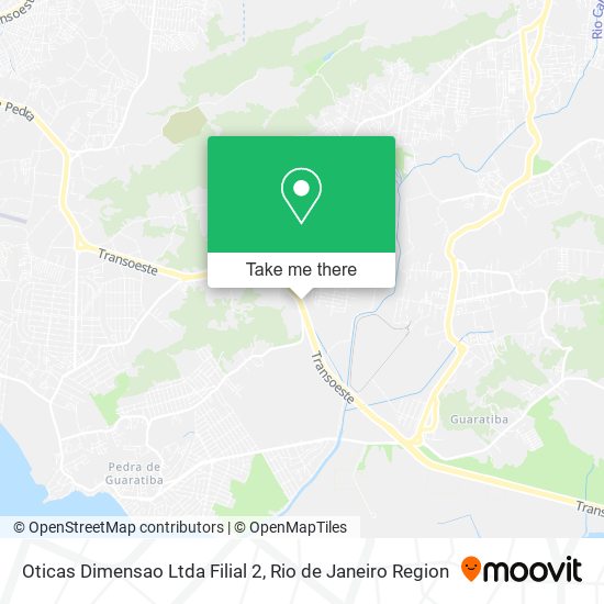 Oticas Dimensao Ltda Filial 2 map