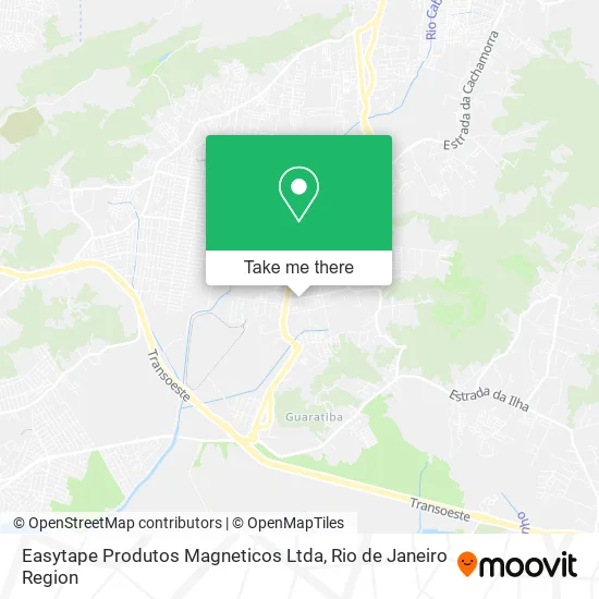 Easytape Produtos Magneticos Ltda map
