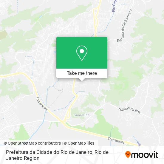 Prefeitura da Cidade do Rio de Janeiro map