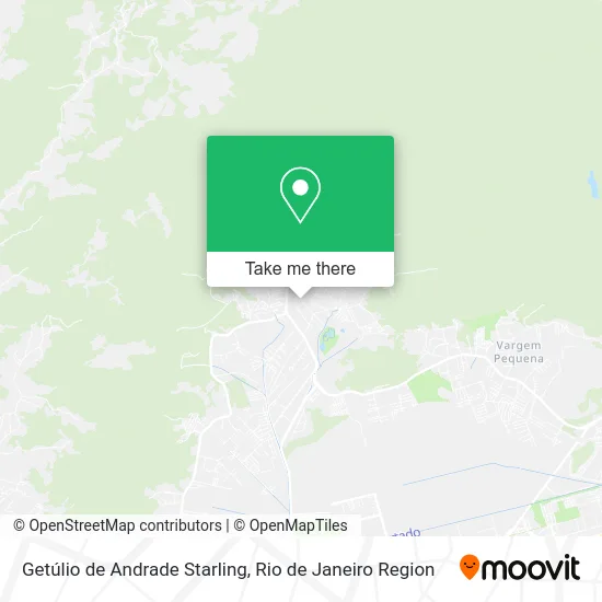 Getúlio de Andrade Starling map