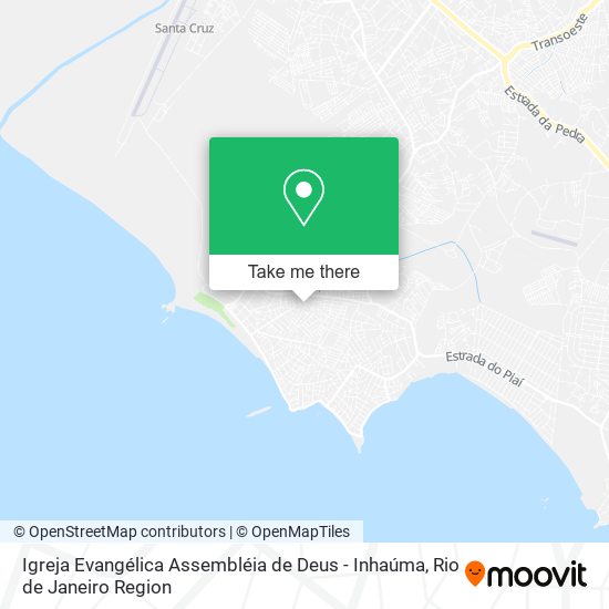 Igreja Evangélica Assembléia de Deus - Inhaúma map