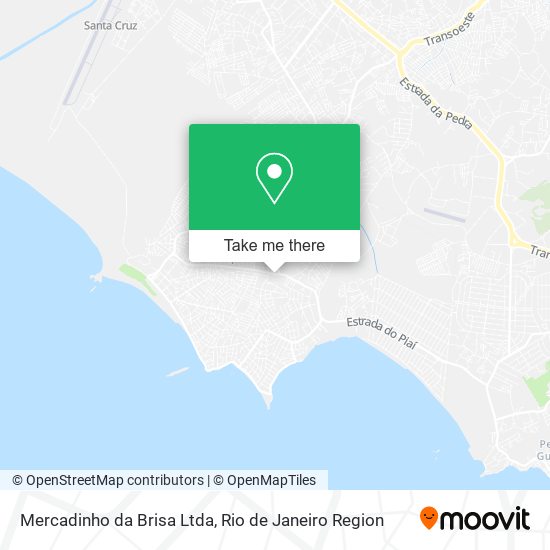 Mercadinho da Brisa Ltda map