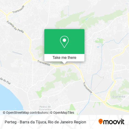 Perteg - Barra da Tijuca map