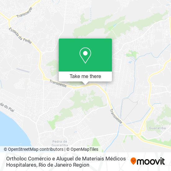 Ortholoc Comércio e Aluguel de Materiais Médicos Hospitalares map