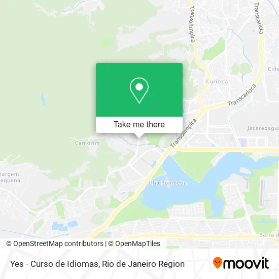 Yes - Curso de Idiomas map