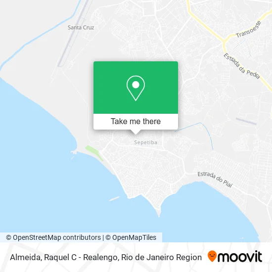 Almeida, Raquel C - Realengo map