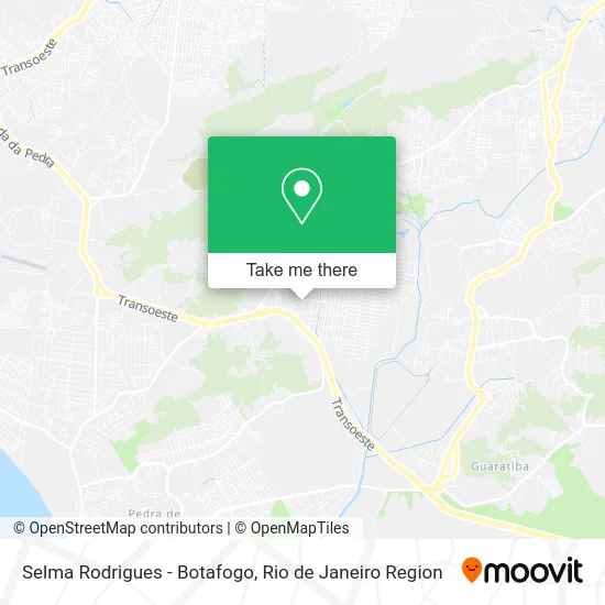 Selma Rodrigues - Botafogo map