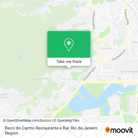 Beco do Carmo Restaurante e Bar map