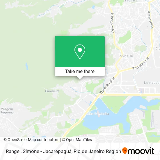 Rangel, Simone - Jacarepaguá map