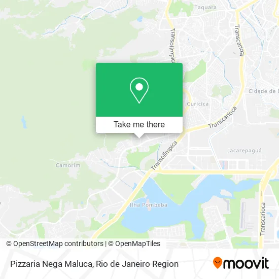 Pizzaria Nega Maluca map