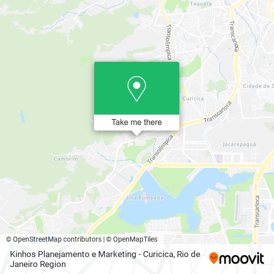 Kinhos Planejamento e Marketing - Curicica map