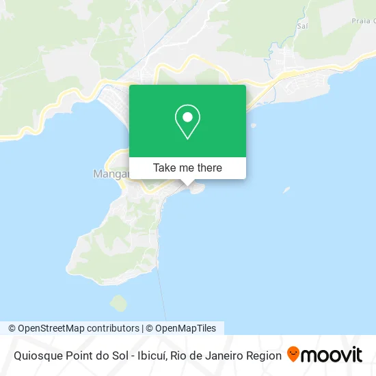 Quiosque Point do Sol - Ibicuí map