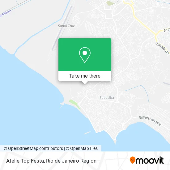 Atelie Top Festa map