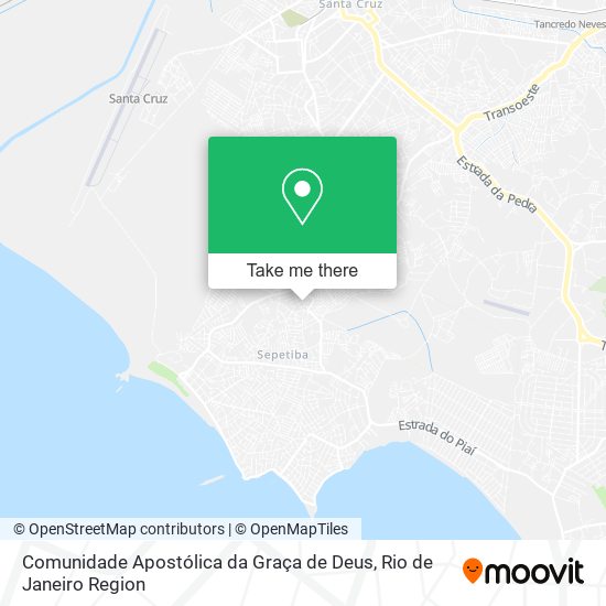 Comunidade Apostólica da Graça de Deus map