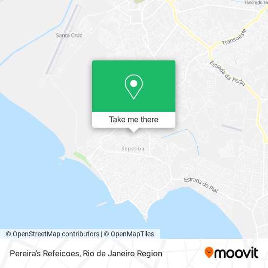 Pereira's Refeicoes map