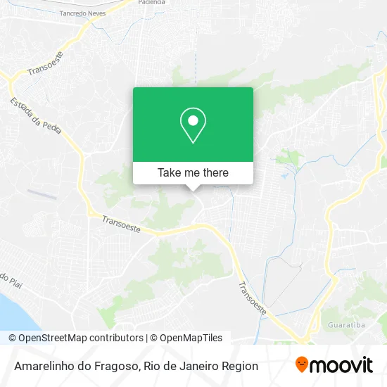Amarelinho do Fragoso map