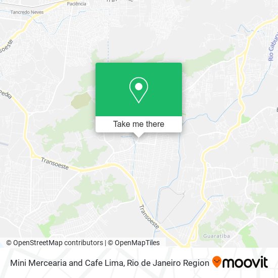 Mini Mercearia and Cafe Lima map
