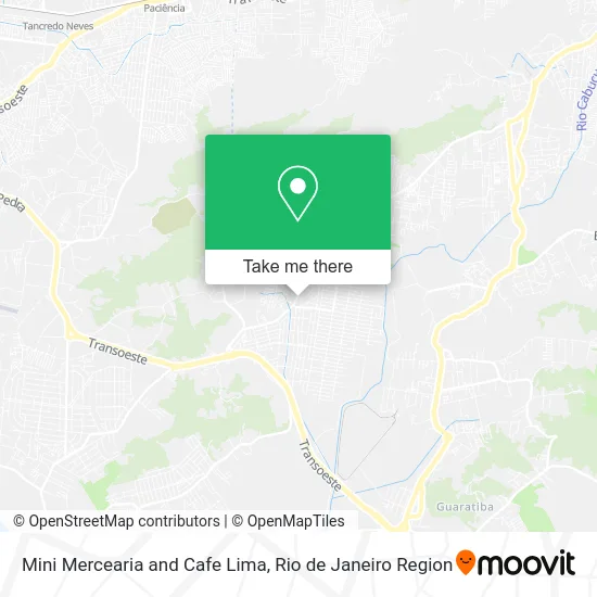 Mini Mercearia and Cafe Lima map