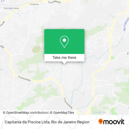 Capitania da Piscina Ltda map