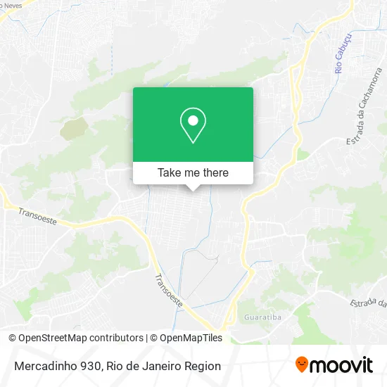 Mercadinho 930 map