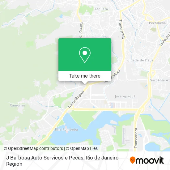 J Barbosa Auto Servicos e Pecas map