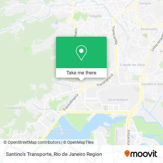 Santino's Transporte map