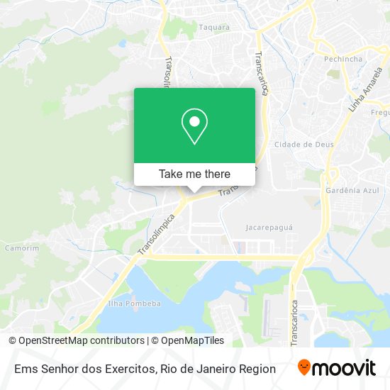 Ems Senhor dos Exercitos map