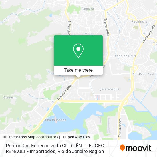 Peritos Car Especializada CITROËN - PEUGEOT - RENAULT - Importados map