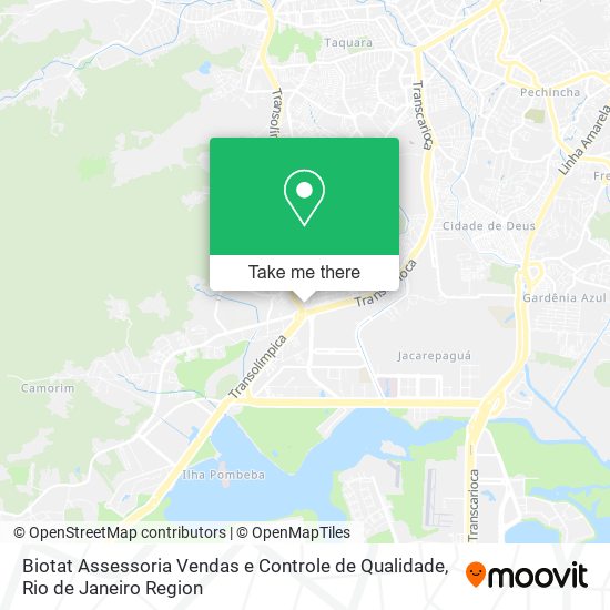 Biotat Assessoria Vendas e Controle de Qualidade map