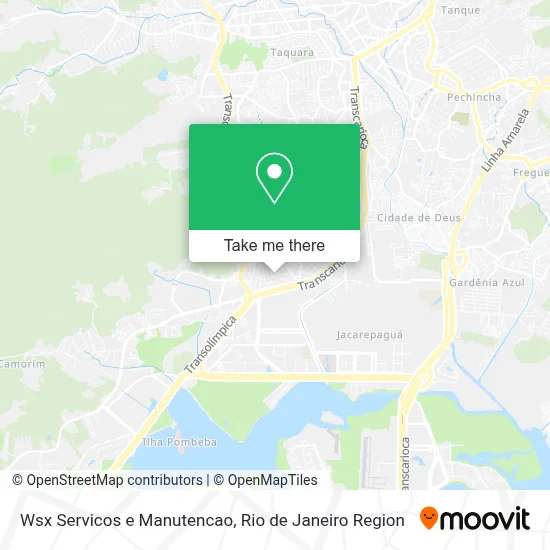 Wsx Servicos e Manutencao map