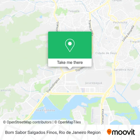 Bom Sabor Salgados Finos map