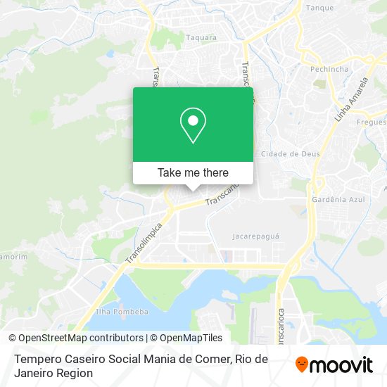 Tempero Caseiro Social Mania de Comer map