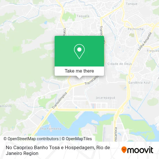 No Caoprixo Banho Tosa e Hospedagem map